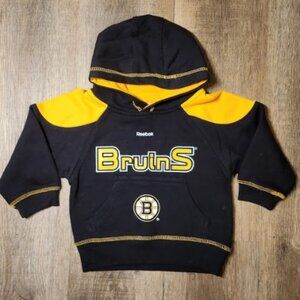 🖤💛Reebok Boston Bruins NHL Toddler Pullover Hoodie Sweatshirt Toddler's-2T